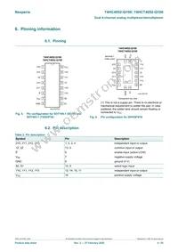 74HCT4052D-Q100 Datasheet Page 4
