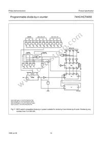 74HCT4059N Datasheet Page 14