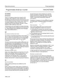 74HCT4059N Datasheet Page 19