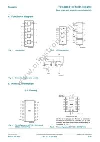 74HCT4066D-Q100 Datasheet Page 2