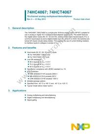 74HCT4067BQ Datasheet Page 2