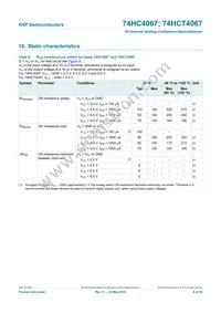 74HCT4067BQ Datasheet Page 9