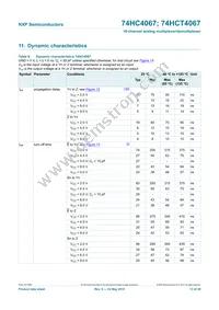 74HCT4067BQ Datasheet Page 14