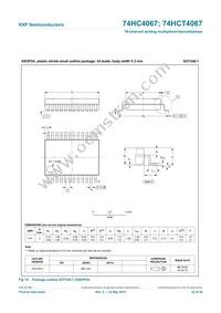 74HCT4067BQ Datasheet Page 23