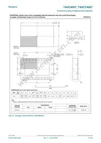 74HCT4067DB Datasheet Page 23