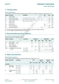 74HCT4075D Datasheet Page 3