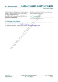 74HCT4075PW-Q100J Datasheet Page 13