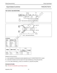 74HCT4316N Datasheet Page 15
