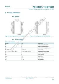 74HCT4351DB Datasheet Page 4