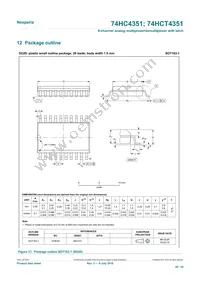 74HCT4351DB Datasheet Page 20