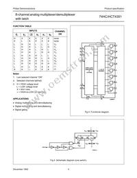 74HCT4351N Datasheet Page 5