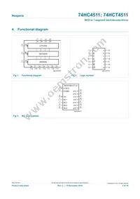 74HCT4511D Datasheet Page 2