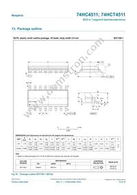 74HCT4511D Datasheet Page 14