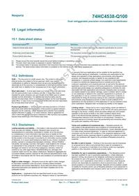 74HCT4538D-Q100 Datasheet Page 18