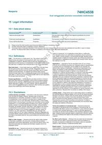 74HCT4538DB Datasheet Page 19