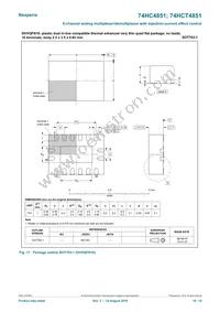 74HCT4851D Datasheet Page 16