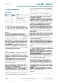 74HCT4851D Datasheet Page 18