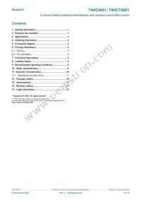 74HCT4851D Datasheet Page 19