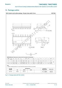 74HCT4852PW Datasheet Page 14