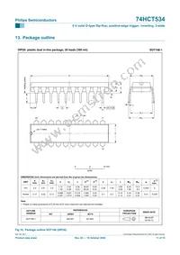 74HCT534N Datasheet Page 11