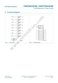 74HCT540N-Q100U Datasheet Page 2