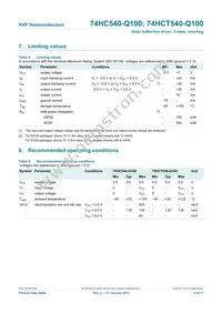 74HCT540N-Q100U Datasheet Page 6