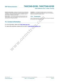 74HCT540N-Q100U Datasheet Page 16