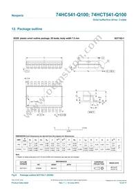 74HCT541D-Q100J Datasheet Page 12