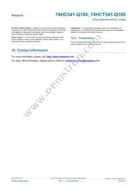 74HCT541D-Q100J Datasheet Page 16