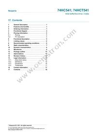 74HCT541DB Datasheet Page 18