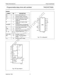 74HCT5555D Datasheet Page 4