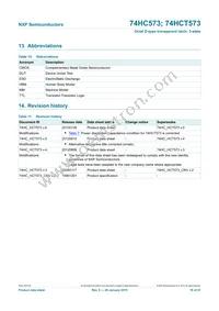 74HCT573N Datasheet Page 18