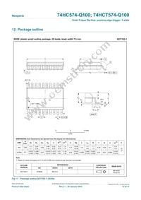 74HCT574D-Q100 Datasheet Page 12