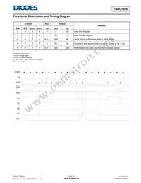 74HCT594S16-13 Datasheet Page 3