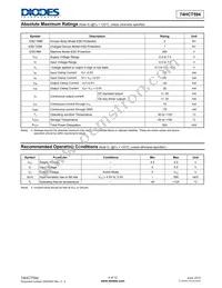 74HCT594S16-13 Datasheet Page 4