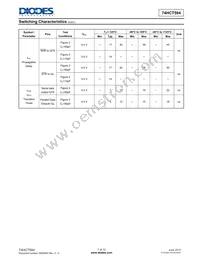 74HCT594S16-13 Datasheet Page 7