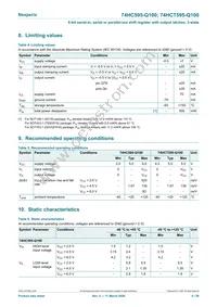 74HCT595DB-Q100J Datasheet Page 6