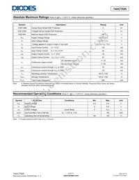 74HCT595T16-13 Datasheet Page 4