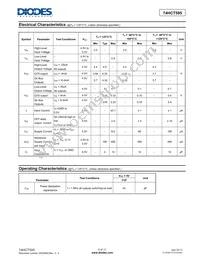 74HCT595T16-13 Datasheet Page 5