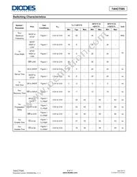 74HCT595T16-13 Datasheet Page 6