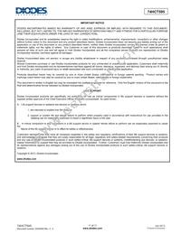 74HCT595T16-13 Datasheet Page 11