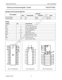 74HCT652N Datasheet Page 3