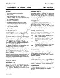 74HCT7030D Datasheet Page 2