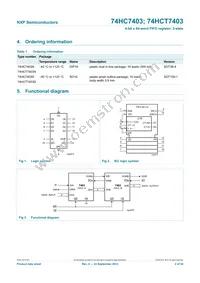 74HCT7403D Datasheet Page 2