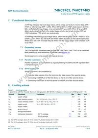 74HCT7403D Datasheet Page 5