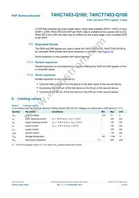 74HCT7403D-Q100 Datasheet Page 5