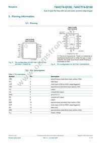 74HCT74BQ-Q100 Datasheet Page 3