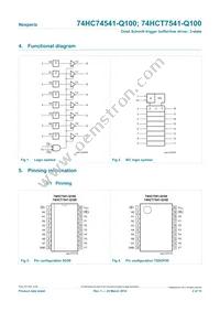 74HCT7541D-Q100J Datasheet Page 2