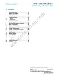 74HCT7541N Datasheet Page 17