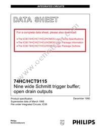 74HCT9115N Datasheet Page 2